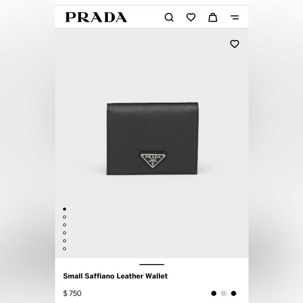 Prada Small Saffiano Leather Wallet
